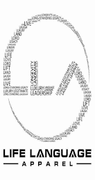 LLA LIFE LANGUAGE APPAREL LIFE LUXURY LIFE LOVE LONGSTANDING LEADERSHIP LANDMARK LANGUAGE LENDER LORD LAIDBACK LEGACY LEGITIMATE LEARNER LONGEVITY LAUGH LIFT LAND LEADERSHIP LEVERAGE LANDMARK logo