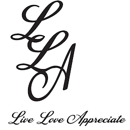 LLA LIVE LOVE APPRECIATE logo