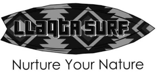 LLAQTA SURF NURTURE YOUR NATURE logo