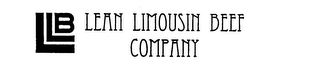 LLB LEAN LIMOUSIN BEEF COMPANY logo