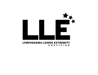 LLE LYMPHEDEMA LOWER EXTREMITY CERTIFIED logo