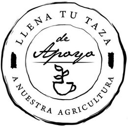 LLENA TU TAZA DE APOYO A NUESTRA AGRICULTURA logo