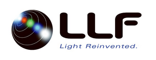 LLF LIGHT REINVENTED. logo