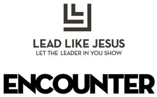 LLJ LEAD LIKE JESUS LET THE LEADER IN YOU SHOW ENCOUNTER logo