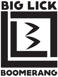 LLL BIG LICK BOOMERANG logo
