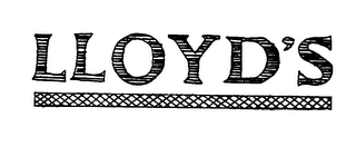 LLOYD'S logo