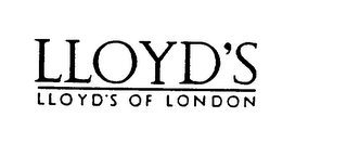 LLOYD'S LLOYD'S OF LONDON logo