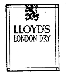 LLOYD'S LONDON DRY logo