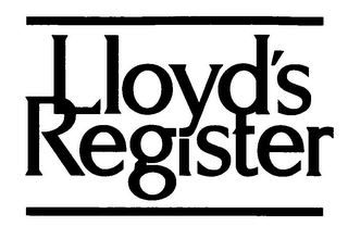 LLOYD'S REGISTER logo