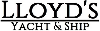 LLOYD'S YACHT & SHIP logo