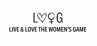 LLWG LIVE AND LOVE THE WOMEN'S GAME logo