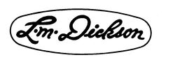 L.M. DICKSON logo