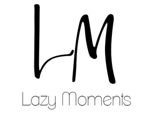 LM LAZY MOMENTS logo