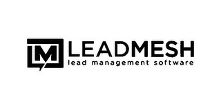 LM LEADMESH LEAD MANAGEMENT SOFTWARE logo