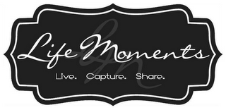 LM LIFE MOMENTS LIVE. CAPTURE. SHARE. logo