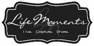 LM LIFE MOMENTS LIVE CAPTURE SHARE logo