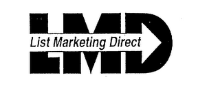 LMD LIST MARKETING DIRECT logo