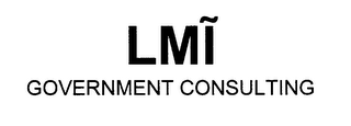 LMI GOVERNMENT CONSULTING logo