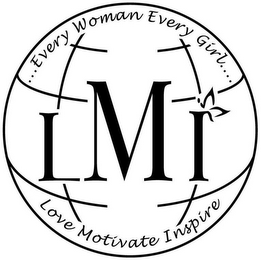 LMI LOVE MOTIVATE INSPIRE ...EVERY WOMAN EVERY GIRL.... logo