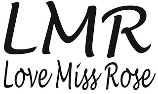 LMR LOVE MISS ROSE logo