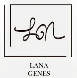 LN LANA GENES logo