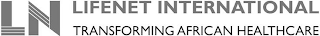 LN LIFENET INTERNATIONAL TRANSFORMING AFRICAN HEALTHCARE logo