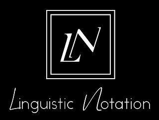 LN LINGUISTIC NOTATION logo