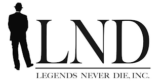 LND LEGENDS NEVER DIE, INC. logo