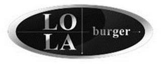 LO LA BURGER logo