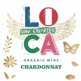 LO LOW CALORIES CA ORGANIC WINE CHARDONNAY logo