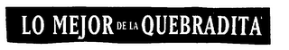 LO MEJOR DE LA QUEBRADITA logo