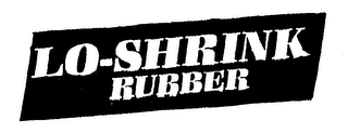 LO-SHRINK RUBBER logo