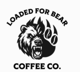 LOADED FOR BEAR COFFEE CO. logo