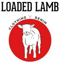 LOADED LAMB CLOTHING X DENIM logo