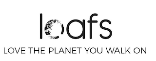 LOAFS LOVE THE PLANET YOU WALK ON logo