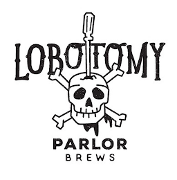 LOBOTOMY PARLOR BREWS logo