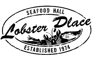 LOBSTER PLACE SEAFOOD HALL ESTABLISHED 1974 logo