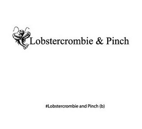 LOBSTERCROMBIE & PINCH #LOBSTERCROMBIE AND PINCH (B) logo