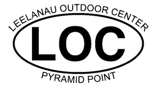 LOC LEELANAU OUTDOOR CENTER PYRAMID POINT logo