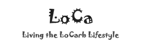 LOCA LIVING THE LOCARB LIFESTYLE logo