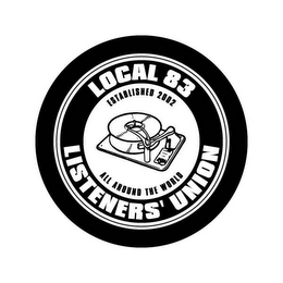 LOCAL 83 LISTENERS' UNION ESTABLISHED 2002 ALL AROUND THE WORLD