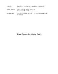 LOCAL CONNECTION GLOBAL. REACH logo