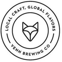 LOCAL CRAFT, GLOBAL FLAVORS VENN BREWING CO logo