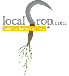 LOCAL CROP.COM CULTIVATE.HARVEST.CONNECT. logo