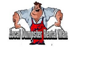 LOCAL DUMPSTER RENTAL MAN logo