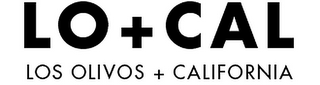 LO+CAL LOS OLIVOS + CALIFORNIA logo