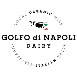 LOCAL ORGANIC MILK GOLFO DI NAPOLI DAIRY INCREDIBLE ITALIAN TASTE logo