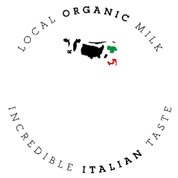 LOCAL ORGANIC MILK INCREDIBLE ITALIAN TASTE logo