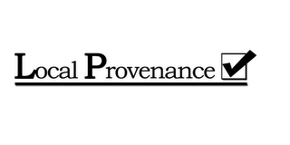 LOCAL PROVENANCE logo