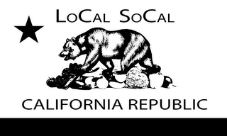 LOCAL SOCAL CALIFORNIA REPUBLIC logo